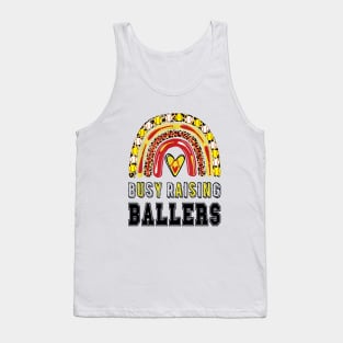 Busy Raising Ballers, Softball Tank Top